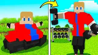 JP ЭВОЛЮЦИОНИРОВАЛ от ТОЛСТОГО до МУСКУЛИСТОГО в Minecraft!