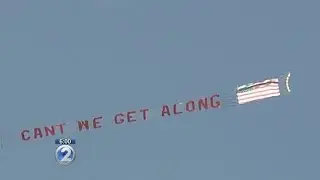 Aerial advertising battle turns into war of words