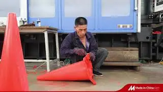 soft  orange PVC  traffic cone