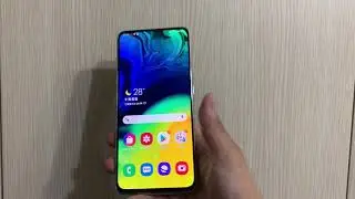 Samsung Galaxy A80 Under Display finger print unlock speed test