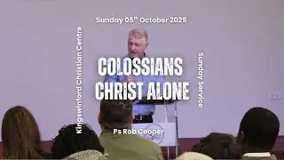 5th October 2025 Ps Rob Cooper