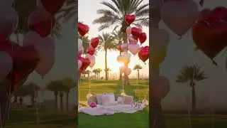 💖🌿 Valentine&rsquo;s Day Surprise Picnic | Park Decor & Love Vibes