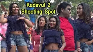 Actress Risha Item Song Shooting | Kadavul2 Movie Shooting Spot | Tamil Actress