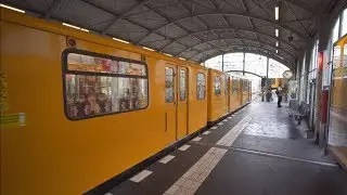 Germany, Berlin, U-Bahn ride from Warschauer Strasse to Görlitzer Bahnhof