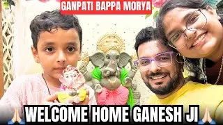 Welcome Home Ganesh Ji 2025 | Ganesh Chaturthi Vlog | Nitin Selfmade Vlogs