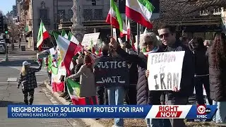 Kansas City holds solidarity protest for Iranian people