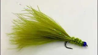 Deadly olive lure fly tying video. Trout catcher! Simple pattern.