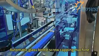 #Automatic single head glass bottle twist off capping machine, #Screw capper equipment (2025)