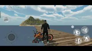 Franklin KTM को पानी वाले बिर्ज पर Ride . Franklin & Colour  #shorts#gaming 