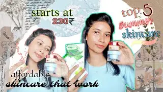 Best moisturizers for summer🏝️| skincare products for acne prone skin🧴#skincare