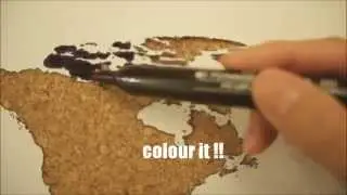 DIY Your Cork-board Map