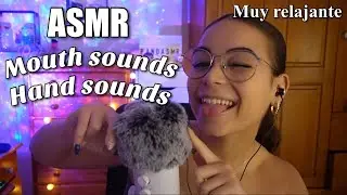 ASMR MOUTH SOUNDS + HAND SOUNDS👄😴| ASMR Muy relajante en español para dormir | Pandasmr