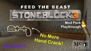 StoneBlock 3 E04 || Farm, Cobble Gen and Auto Millstone
