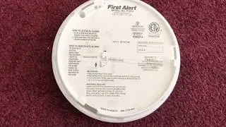 How to get the First Alert Model P1210 Smoke Detector to Activate