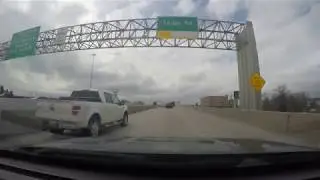 Cypress, TX 4K - Driving on HWY 290 through Cypress
