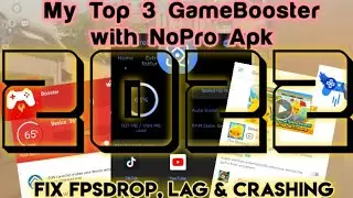 My TOP 3 GameBooster!! Fix FPSDrops, Lag & Crashing pt.20(NoRoot)