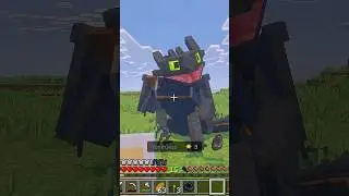 Finding the NIGHT FURY in How to Train your Dragon X Minecraft
