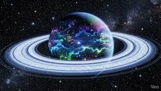 Glowing Planet Rotation - High Contrast Sensory Video for Autism & Sleep