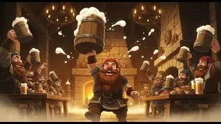 BOTTOMS UP! 🍺 (Dwarven Drinking Song) - It Gets FASTER!