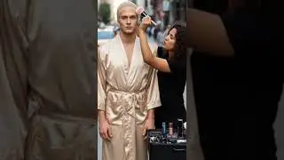 I gave a stranger a surprise makeover! #fashion #transformation #makeup #tg #mtf #boytogirl #femboy