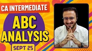 ABC ANALYSIS of Advanced Accounting by CA Tejas Suchak #cainter #tejassuchak #advancedaccounting