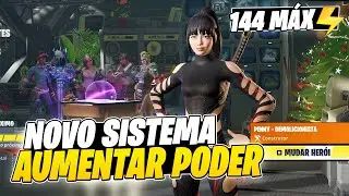 ⚡NOVO SISTEMA DE PODER NO FORTNITE SALVE O MUNDO