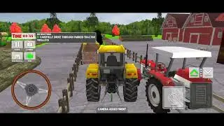 Real Tractor Simulator🚜| Tractor Driving Training Parking Level-1 se 5 #gamingvideos #travel #viral 