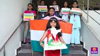 Our Grade 3 students beautifully traced the design journey of our Indian flag📜