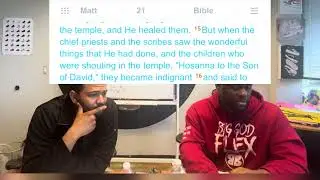 Matthew 21:1-16 The Triumphal Entry, Jesus cleanses the Temple 