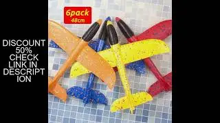 48cm Big Hand Launch Throwing Foam Palne EPP Airplane Model Glider Plane Aircraft Model Outdoor DIY