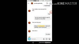 Trolling a fake Jonathan Galindo Acc