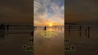 Tanjung Aru sunset 🌅 in Sabah is one of the best! #sabah #tanjungarubeach #kotakinabalu #malaysia