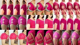 💞pink colour short sleeves design/short baju design/latest sleeve design/छोटा बहि/blouse baju design