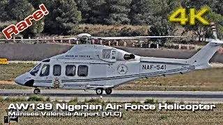 AW139 Nigerian Air Force [4K] Helicopter (VLC) Rare NAF-541