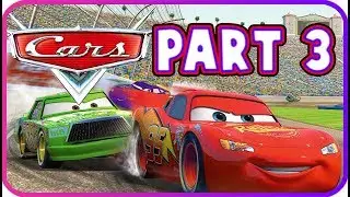 Disney Cars Walkthrough Gameplay Part 3 (X360, PS2, Wii, PC) Chapter 2