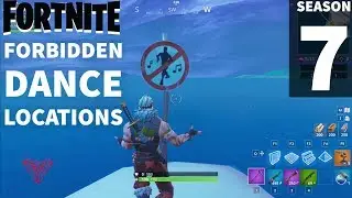 Fortnite &brvbar; Season 7 Where to Dance at Forbidden Locations Battle Royale