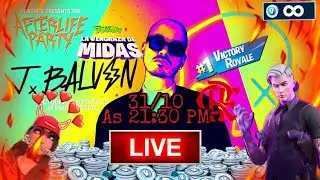 LIVE DE HALLOWEEN 🔴+SHOW DE J.BALV🌩N😍🎧