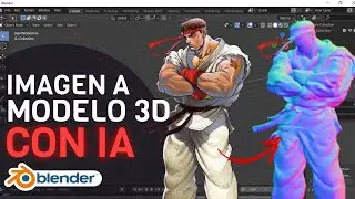 IMAGEN a MODELO 3D con IA 😨| útil para blender 2025!