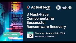 3 Must-Have Components for Successful Ransomware Recovery