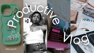 Late productive vlog {pouch,ringlight,studying,with friends}South African youtuber 😜