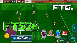 First Touch Soccer 2026|FTS 26 MOD APK + OBB + DATA Download Android MediaFire🔥 |