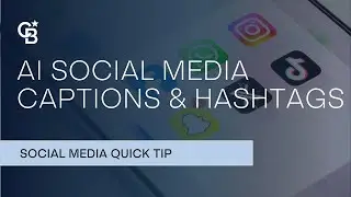 Generate AI Social Media Captions & Hashtags / Quick Tip