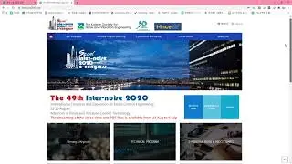 1  access to the Inter Noise 2020 main website and log in
