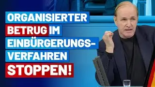 Organisierter Betrug im Einbürgerungsverfahren stoppen! - Dr. Gottfried Curio - Fraktion