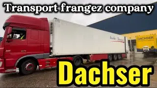 Germany 🇩🇪 dachser company warehouse, transport goods #frangez #transportfrangez #transportifrangez 