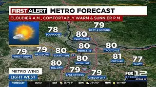 First Alert Saturday morning FOX 12 weather forecast (5/20)