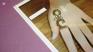 النقش الحنه الهنديه سهله للمبتدئات 🌺🌺💜🌺🌺💜🌺💜