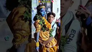 😍 Sri Krishna 🙏💞 Bargarh Dhanu Yatra 💖 #trending #viral #dhanuyatra #krishna #shorts