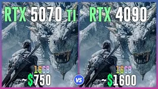 RTX 5070 TI vs RTX 4090 - Test in 16 Games
