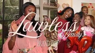 what really happens on beauty brand trips: Lawless Beauty Vlog